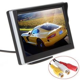 Silver Color Car Reverse Camera With Lcd Monitor , Rear View Monitor System 30ms Response Time