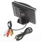 Silver Color Car Reverse Camera With Lcd Monitor , Rear View Monitor System 30ms Response Time